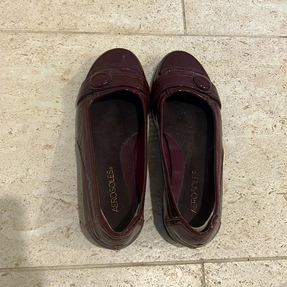 Aerosoles Burgandy sz 7.5 flats